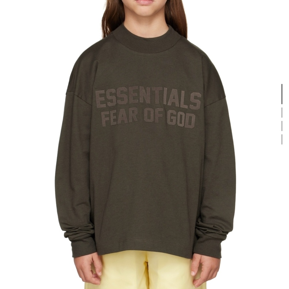 Kids Brown long sleeve shirt